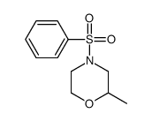 2-Methyl-4-(phenylsulfonyl)morpholine Structure