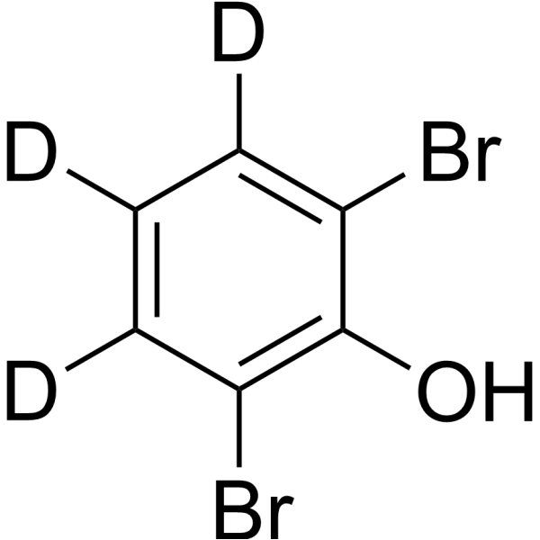 2,6-Dibromophenol-d3结构式