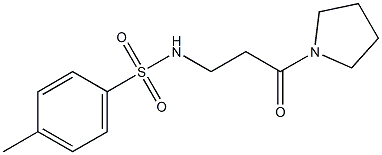 4-METHYL-N-(3-OXO-3-(PYRROLIDIN-1-YL)PROPYL)BENZENESULFONAMIDE picture