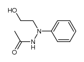 acetyl-2-(2-hydroxyethyl)-2-phenylhydrazine结构式