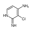 3-chloropyridine-2,4-diamine结构式