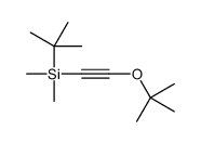 tert-butyl-dimethyl-[2-[(2-methylpropan-2-yl)oxy]ethynyl]silane Structure