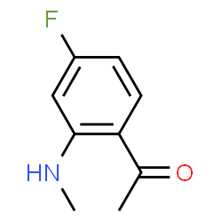 Ethanone, 1-[4-fluoro-2-(methylamino)phenyl]- (9CI) picture