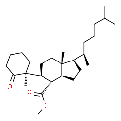 (10α)-B-Nor-5-oxo-5,6-secocholestan-6-oic acid methyl ester Structure
