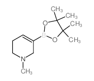 1-Methyl-5-(4,4,5,5-tetramethyl-1,3,2-dioxaborolan-2-yl)-1,2,3,6-tetrahydropyridine Structure