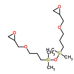 1,3-Bis(glycidoxypropyl)tetramethyldisiloxane Structure
