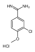 3-Chloro-4-methoxybenzamidine HCl Structure