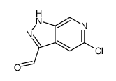 5-chloro-2H-pyrazolo[3,4-c]pyridine-3-carbaldehyde结构式