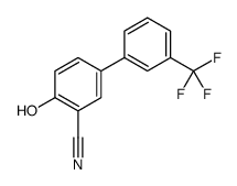 2-hydroxy-5-[3-(trifluoromethyl)phenyl]benzonitrile结构式