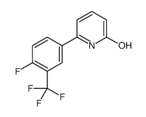 6-[4-fluoro-3-(trifluoromethyl)phenyl]-1H-pyridin-2-one结构式