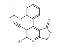 5-[2-(difluoromethoxy)phenyl]-3-methyl-7-oxo-8-oxa-2-azabicyclo[4.3.0] nona-1,3,5-triene-4-carbonitrile picture