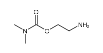 2-aminoethyl dimethylcarbamate Structure