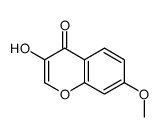 3-hydroxy-7-methoxychromen-4-one Structure