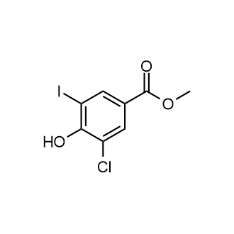 Methyl 3-chloro-4-hydroxy-5-iodobenzoate structure