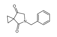 5-Azaspiro[2.4]heptane-4,7-dione, 5-(phenylmethyl)- Structure