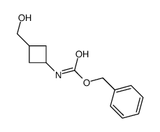 benzyl N-[3-(hydroxymethyl)cyclobutyl]carbamate structure