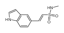 2-(1H-indol-5-yl)-N-methyl ethenesulfonamide结构式