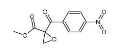 methyl 2-(4-nitrobenzoyl)oxirane-2-carboxylate Structure
