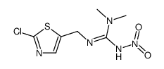 2-[(2-chloro-1,3-thiazol-5-yl)methyl]-1,1-dimethyl-3-nitroguanidine Structure