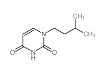 1-(3-methylbutyl)pyrimidine-2,4-dione structure