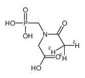 N-乙酰基草甘膦-d3结构式