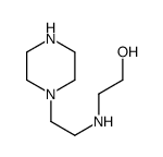 Ethanol, 2-[[2-(1-piperazinyl)ethyl]amino]- (9CI) Structure