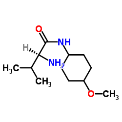 N-(4-Methoxycyclohexyl)-L-valinamide结构式