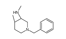 (3S,4S)-1-benzyl-N,4-dimethylpiperidin-3-amine Structure