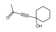 4-(1-hydroxycyclohexyl)but-3-yn-2-one结构式