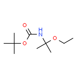 Carbamic acid, (1-ethoxy-1-methylethyl)-, 1,1-dimethylethyl ester (9CI)结构式