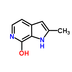 2-甲基-1H-吡咯并[2,3-c]吡啶-7(6H)-酮结构式