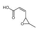 4,5-EPOXY-2-HEXENOICACID structure