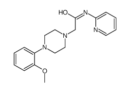 4-(2-Methoxyphenyl)-N-2-pyridinyl-1-piperazineacetamide structure