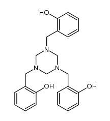 1,3,5-tris(o-hydroxybenzyl)-1,3,5-triazacyclohexane结构式