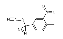 3-azido-3-(4-methyl-3-nitrophenyl)-3H-diazirine Structure