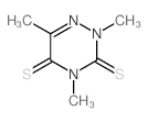 1,2,4-Triazine-3,5(2H,4H)-dithione,2,4,6-trimethyl- Structure