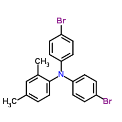 N,N-Bis(4-bromophenyl)-2,4-dimethylaniline结构式