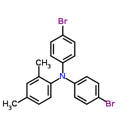 N,N-Bis(4-bromophenyl)-2,4-dimethylaniline Structure