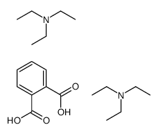 N,N-diethylethanamine,phthalic acid Structure