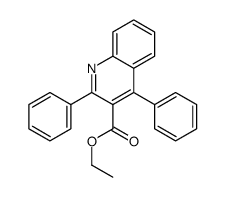 Ethyl 2,4-diphenyl-3-quinolinecarboxylate Structure