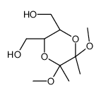 (2R,3R,5S,6S)-5,6-Bis(hydroxyMethyl)-2,3-diMethoxy-2,3-diMethyl-1,4-dioxane structure