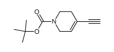 tert-butyl 4-ethynyl-5,6-dihydropyridine-1(2H)-carboxylate结构式