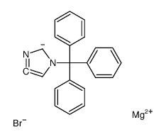 magnesium,1-trityl-4H-imidazol-4-ide,bromide结构式