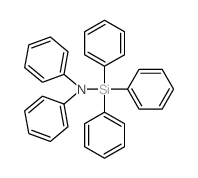 N-phenyl-N-triphenylsilyl-aniline结构式
