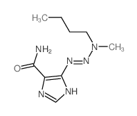 1H-Imidazole-4-carboxamide, 5- (3-butyl-3-methyl-1-triazenyl)-结构式