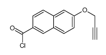 6-prop-2-ynoxynaphthalene-2-carbonyl chloride结构式