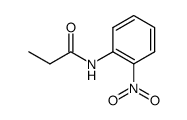 N-(2-nitrophenyl)propionamide结构式