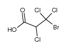 3-bromo-2,3,3-trichloro-propionic acid结构式