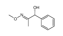 (-)-(R)-1-hydroxy-1-phenyl-2-propanone 2-(O-methyloxime)结构式