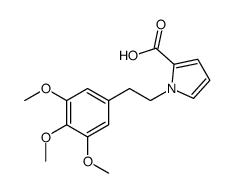 1-[2-(3,4,5-Trimethoxyphenyl)ethyl]-1H-pyrrole-2-carboxylic acid Structure